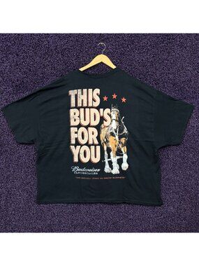 Budweiser This Bud's For You Oversized T-Shirt Size Extra Large